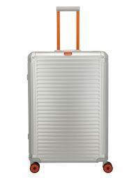 Travelite Next 4w Trolley L Silber-Orange