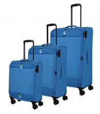 Travelite Rügen Kofferset 4w L/M/S Mittelblau