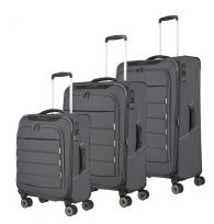 Travelite Skaii Kofferset 3-teilig (L+M+S) Gipfelgrau
