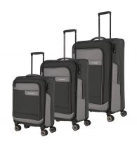 Travelite Viia Kofferset 3-tlg. Schiefer