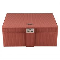 Windrose Corbello Schmuckkoffer Terrakotta