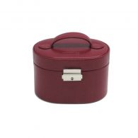 Windrose Schmuckkoffer Klein Merino Rot