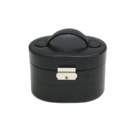 Windrose Schmuckkoffer Klein Merino Schwarz