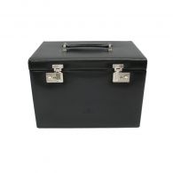 Windrose Schmuckkoffer Merino Schwarz