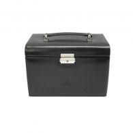 Windrose Schmuckkoffer Merino Schwarz