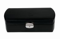 Windrose Uhrenkassette Merino Schwarz