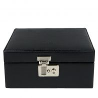 Windrose Uhrenkassette Beluga Schwarz