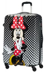 American Tourister Disney Legends Spinner 75/28 Alfatwist Minnie Mouse Polka Dot
