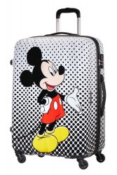 American Tourister Disney Legends Spinner 75/28 Alfatwist Mickey Mouse Polka Dot