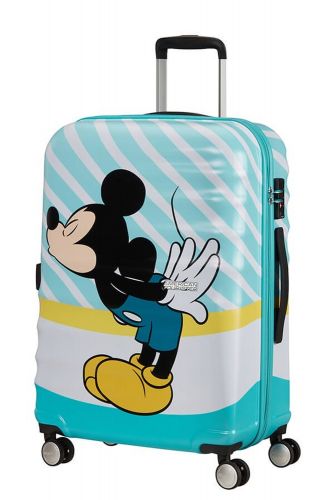 American Tourister Wavebreaker Disney Spinner 67/24 Mickey Blue Kiss 