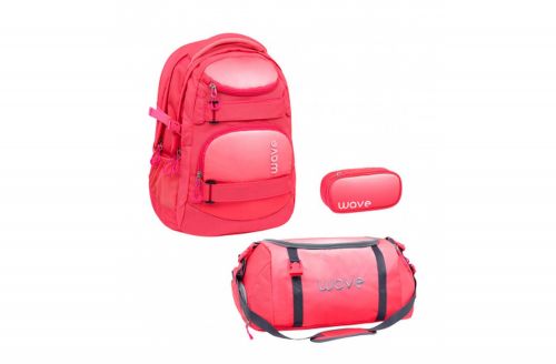 Belmil Schulranzenset Ombre Coral Paradise 