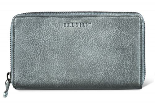 Bull Hunt Large Zip Wallet-Graphit 