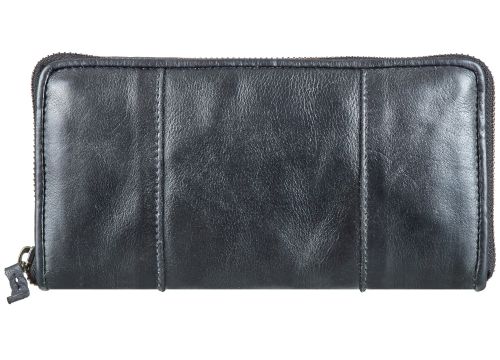 Bull Hunt Zip Wallet-Black 