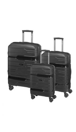 CHECK.IN Memphis Trolley-Set Memphis 3-tlg. Schwarz 