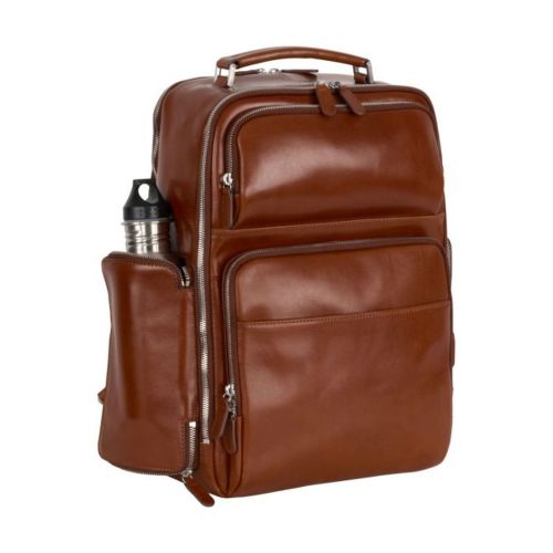 Leonard Heyden Cambridge Business-Rucksack Cognac 