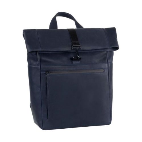 Leonard Heyden Den Haag Rucksack Rolltop Blau 