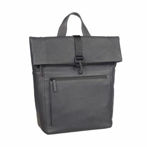 Leonard Heyden Den Haag Rucksack Rolltop Grau 