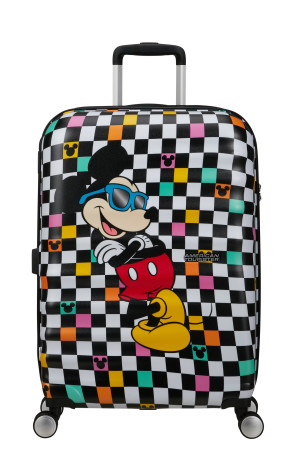 American Tourister Wavebreaker Disney Spinner 67/24 Tsa Disney Fl Mickey Check #1