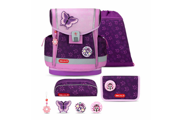 Belmil Classy Plus Schulranzenset Purple Spring
                                                    