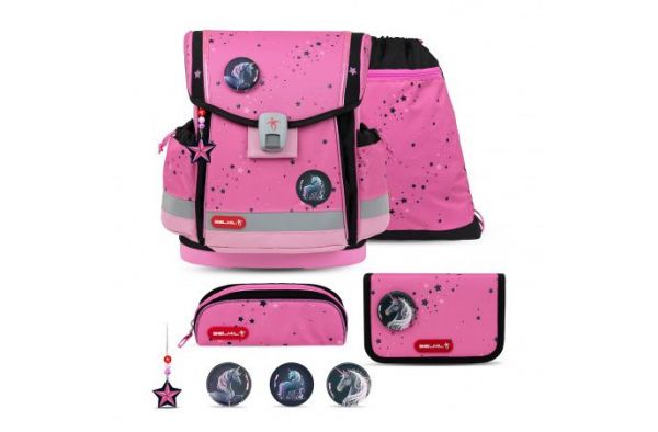 Belmil Classy Plus Schulranzenset Pink Black
                                                    