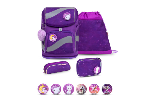 Belmil Smarty Schulranzenset Purple Sky
                                                    