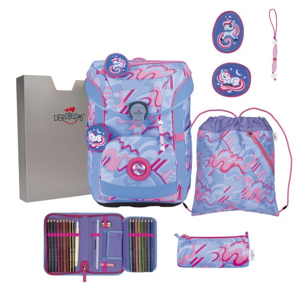 DerDieDas ErgoFlex Easy Superflash Set Schulranzenset Magic Unicorn #1