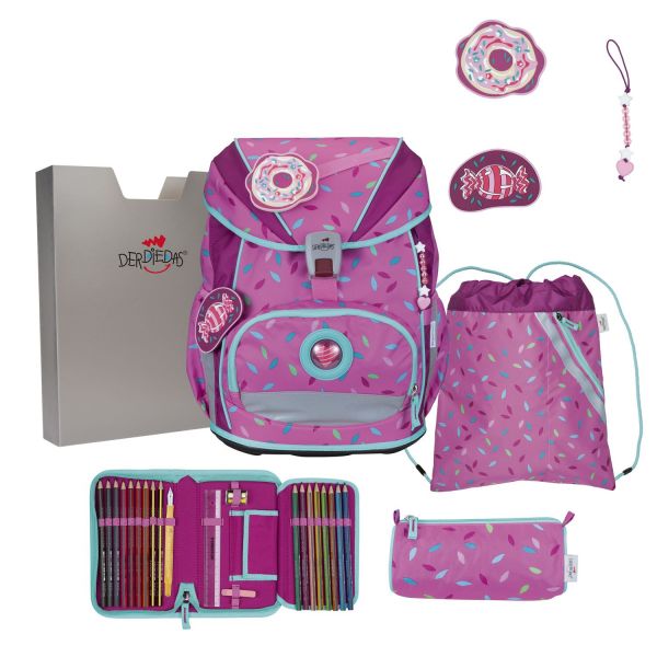 DerDieDas ErgoFlex Superlight Set Schulranzenset Sweet Sprinkles #1