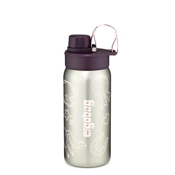 Ergobag Edelstahl Trinkflasche Lila #1