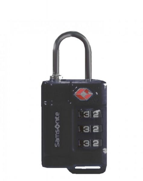 Samsonite V/Safe US 3 Combi Lock TSA Vorhängeschloss black
                                                    
