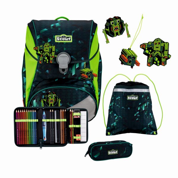 Scout Alpha Set Schulranzenset Cubes #1