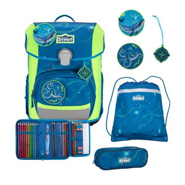 Scout Neo Set Schulranzenset Deep Sea #1