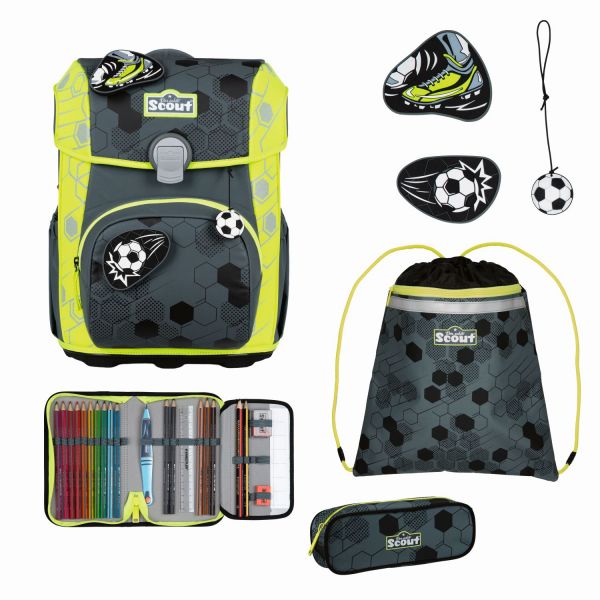 Scout Neo Set Superflash Extreme Schulranzenset Soccer Star #1