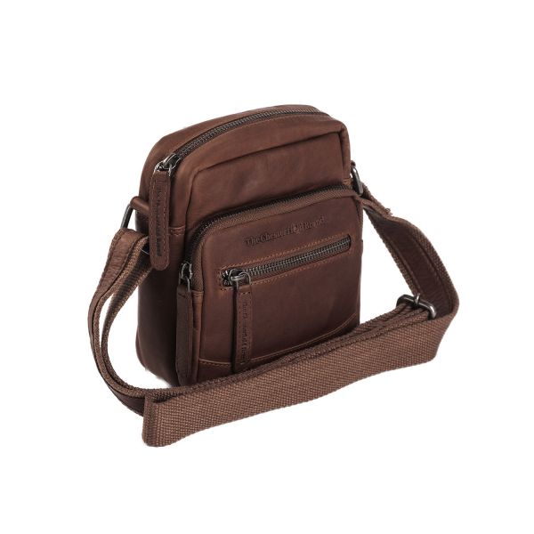 The Chesterfield Brand Bremen Schultertasche Shoulderbag uni sm  17 Brown #1