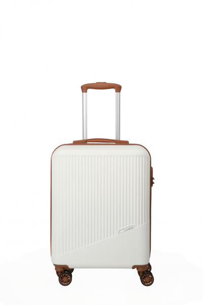 Travelite Bali Trolley S 55 Weiss/Cognac #1
