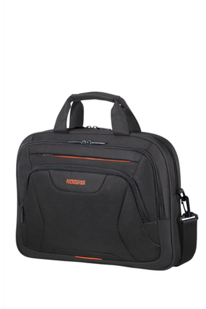 American Tourister At Work Laptop Bag 15.6" Black/Orange #2