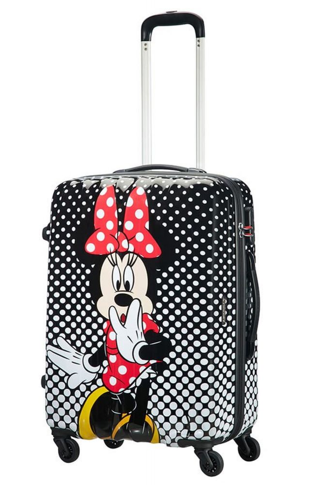 American Tourister Disney Legends Spinner 65/24 Alfatwist Minnie Mouse Polka Dot #2