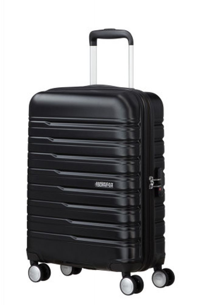 American Tourister Flashline Spinner 55/20 Tsa Shadow Black #2