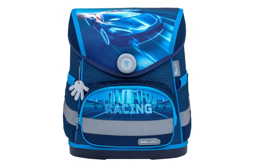 Belmil Compact Schulranzenset Racing Blue Neon #2
