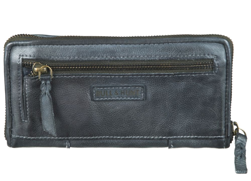 Bull Hunt Zip Wallet-Marine Blue #2