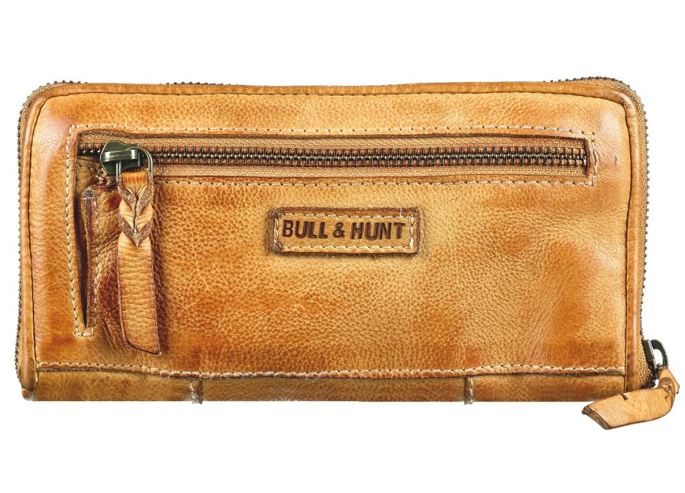 Bull Hunt Zip Wallet-Yellow #2