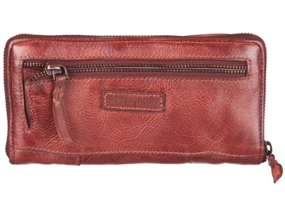 Bull Hunt Zip Wallet-Burned Cognac #2