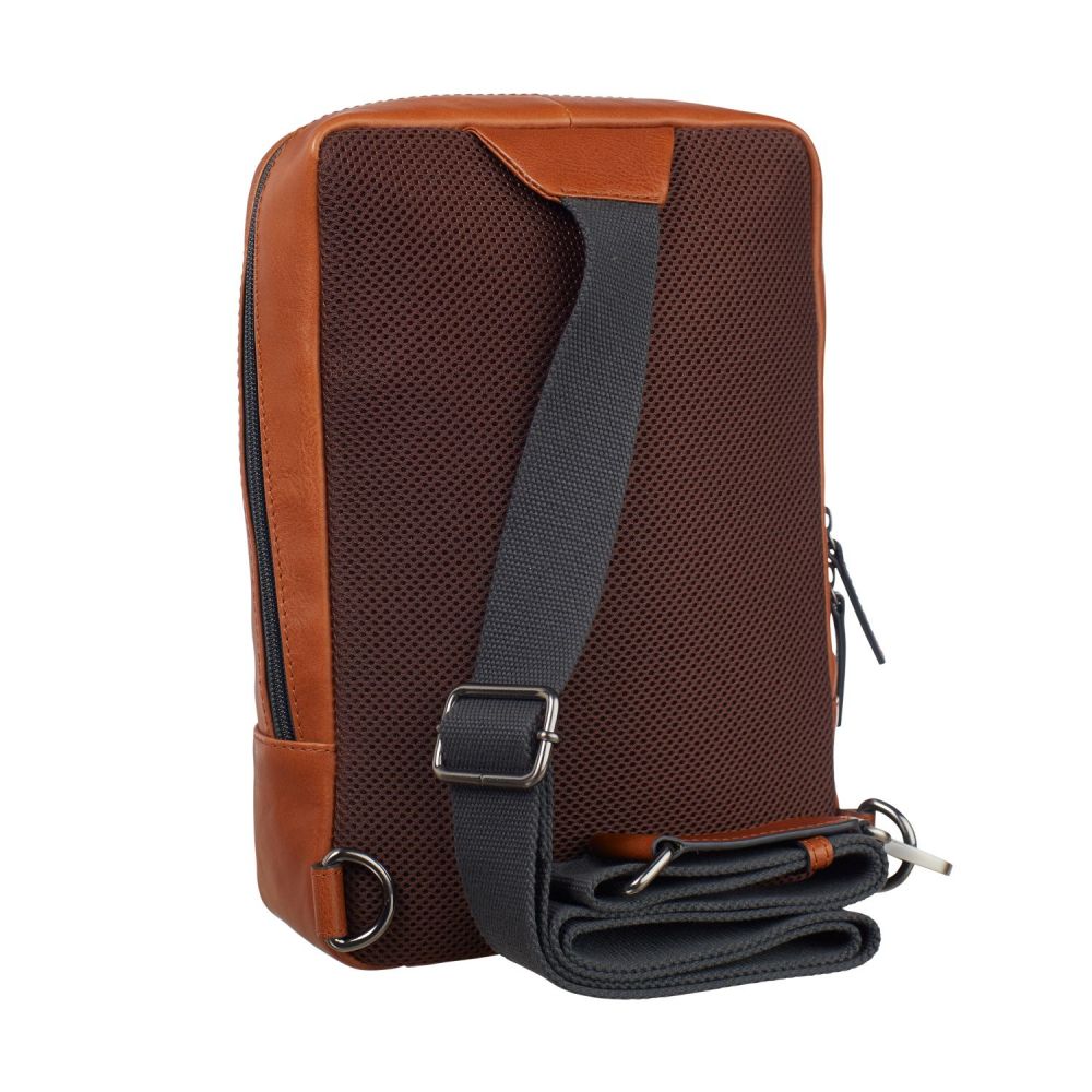 Leonard Heyden Hamburg Crossbag Cognac #2