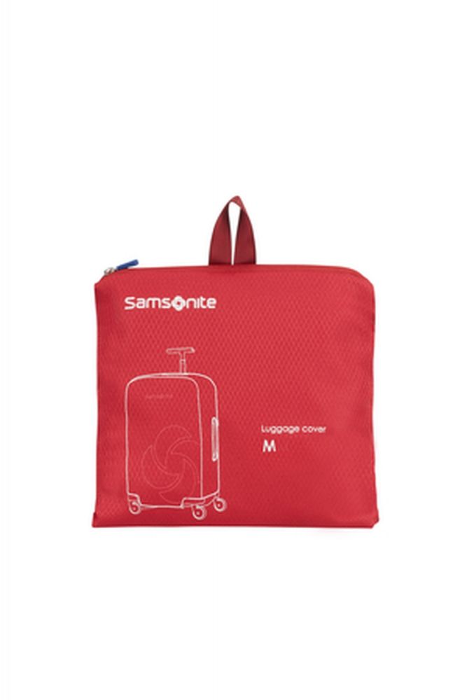 Samsonite Zubehör Kofferschutzhülle passend für einen M Koffer  Rot #2