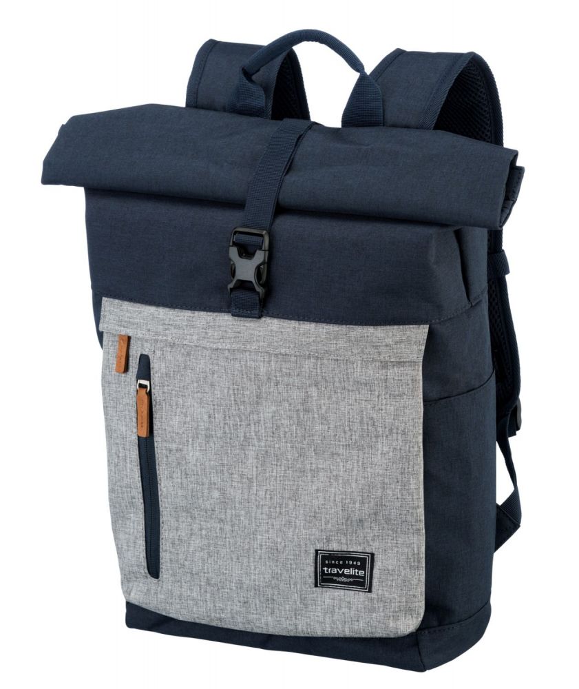 Travelite Basics Rollup Rucksack Marine/Grau #2