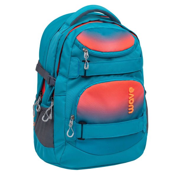 Belmil Infinity Schulrucksack Ombre Neon Orange and Bluebird #2