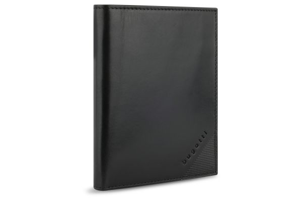 Bugatti Nobile Hochformatbörse mit Klappe schwarz #2