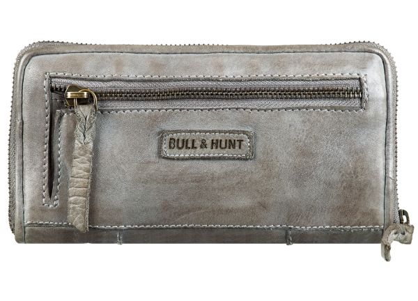 Bull Hunt Zip Wallet-Grey #2