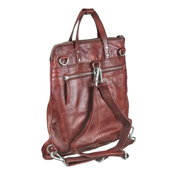 Bull Hunt Shopper Backpack-Cognac #2
