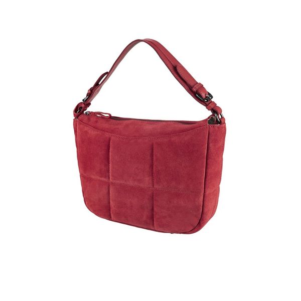 Bull Hunt Viola Tote Bag-Suede Chili Red #2