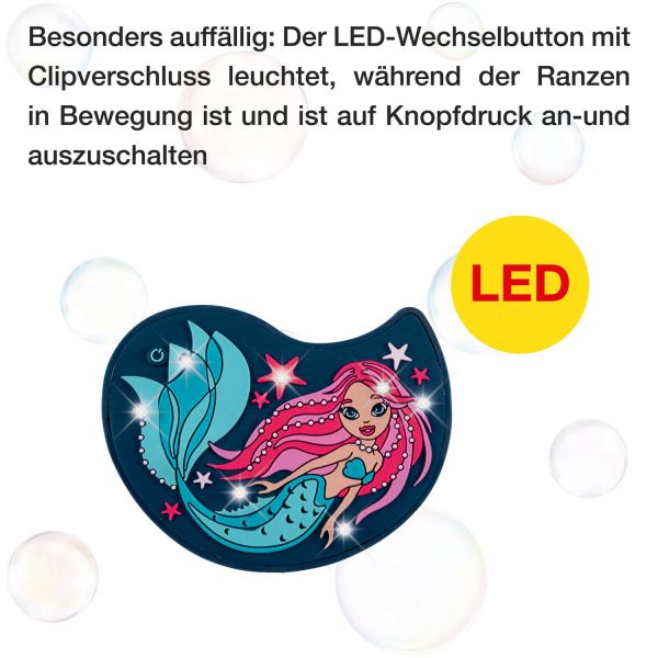 DerDieDas Wechselbuttons LED, 1 Stück Kletties Mermaid #2
